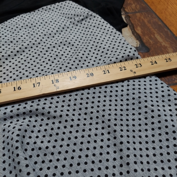 Torrid top with black mesh gray and black 4 - Picture 7 of 11